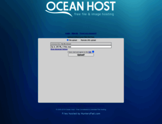 oceanhost.eu screenshot
