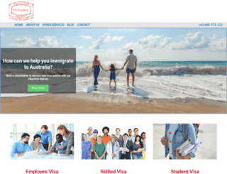 oceaniaimmigration.com.au screenshot
