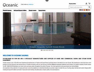 oceanic-saunas.eu screenshot