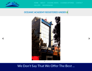 oceanicacademy.com screenshot
