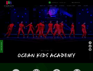 oceankidsdubai.com screenshot