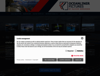 oceanliner-pictures.com screenshot