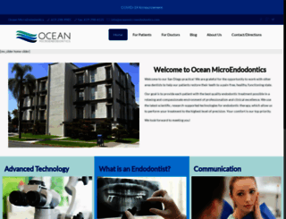 oceanmicroendodontics.com screenshot