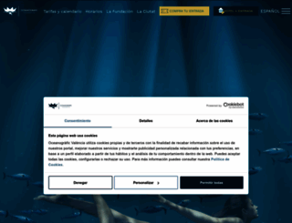 oceanografic.org screenshot