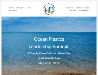oceanplasticsleadershipsummit.com screenshot