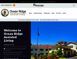 oceanridgeseniorliving.com screenshot