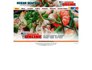 oceanseafoodchinese.com screenshot