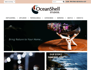 oceanshellstudios.nz screenshot