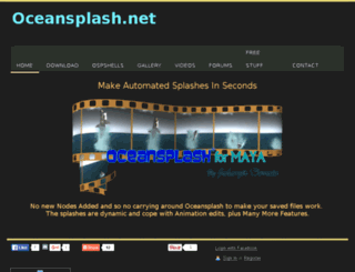 oceansplash.net screenshot