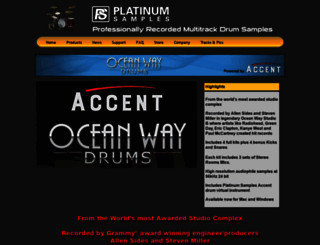 oceanwaydrums.net screenshot