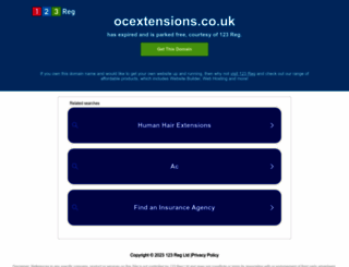 ocextensions.co.uk screenshot