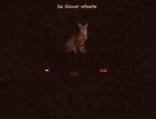 ocicatinfo.nl screenshot