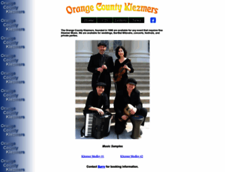 ocklezmers.com screenshot