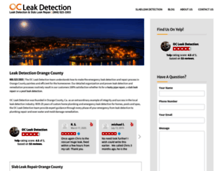 ocleakdetection.com screenshot