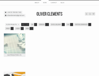 oclements.co.uk screenshot