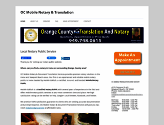ocmobiletranslationandnotary.com screenshot