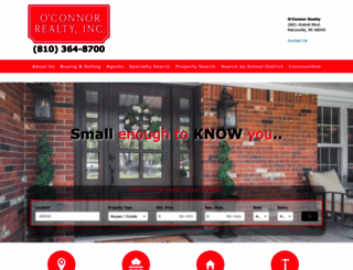 oconnorrealty.com screenshot