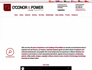 oconorpower.com.ar screenshot