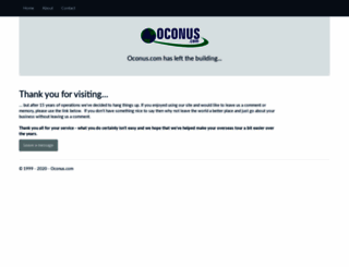 oconus.com screenshot