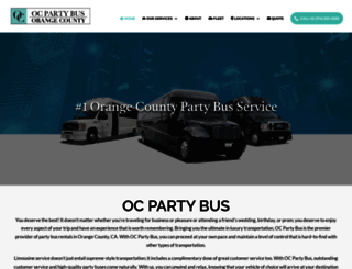 ocpartybus.com screenshot