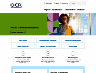 ocr.org.uk screenshot