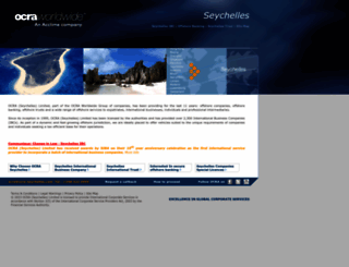 ocra-seychelles.com screenshot
