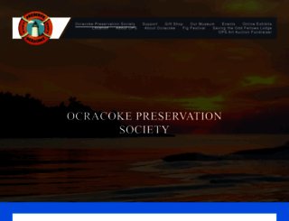 ocracokepreservation.org screenshot
