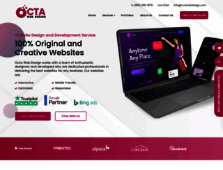octawebdesign.com screenshot