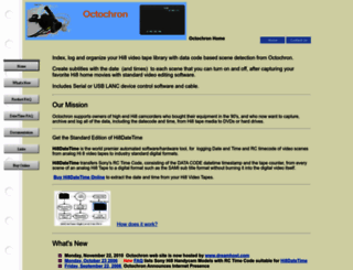octochron.com screenshot