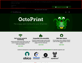 octoprint.org screenshot