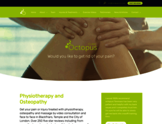 octopusclinic.com screenshot