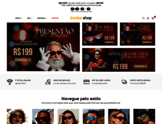 oculosshop.com.br screenshot