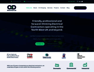 od-electrical.com screenshot