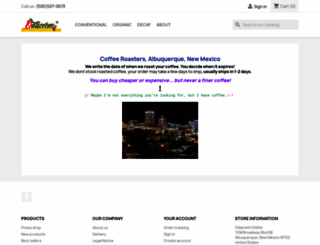 odacremcoffee.com screenshot