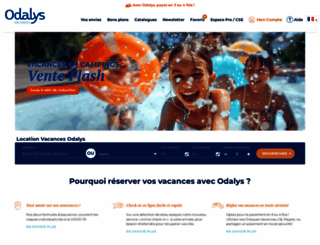odalys-vacances.com screenshot