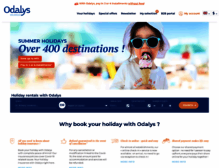 odalys-vacation-rental.com screenshot
