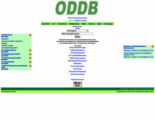 oddb.org screenshot