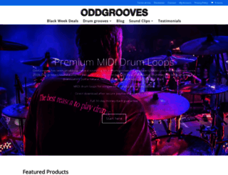 oddgrooves.com screenshot