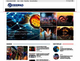 oddpad.com screenshot