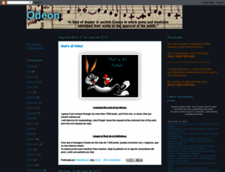 odeonmusic.blogspot.fr screenshot