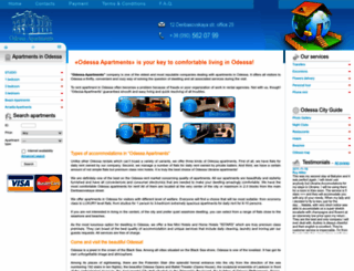 odessa-apartments.com screenshot
