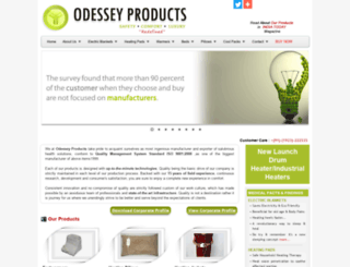 odesseyproducts.com screenshot