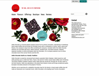 odilechocolat.com screenshot