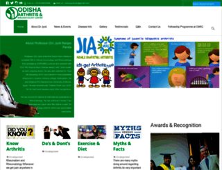 odishaarthritis.com screenshot