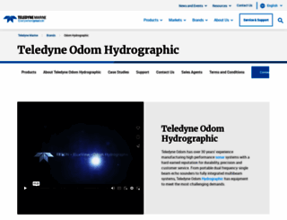 odomhydrographic.com screenshot