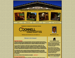odonnell-construction.com screenshot