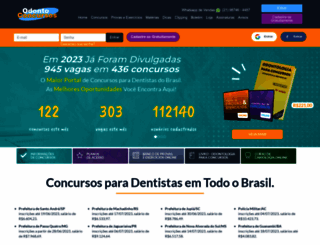 odontoconcursos.com.br screenshot