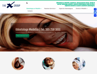 odontologosenmedellin.com screenshot