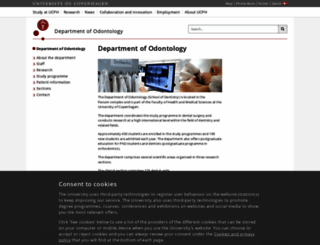 odontology.ku.dk screenshot