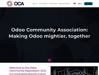 odoo-community.org screenshot